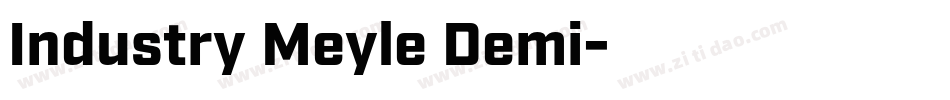 Industry Meyle Demi字体转换